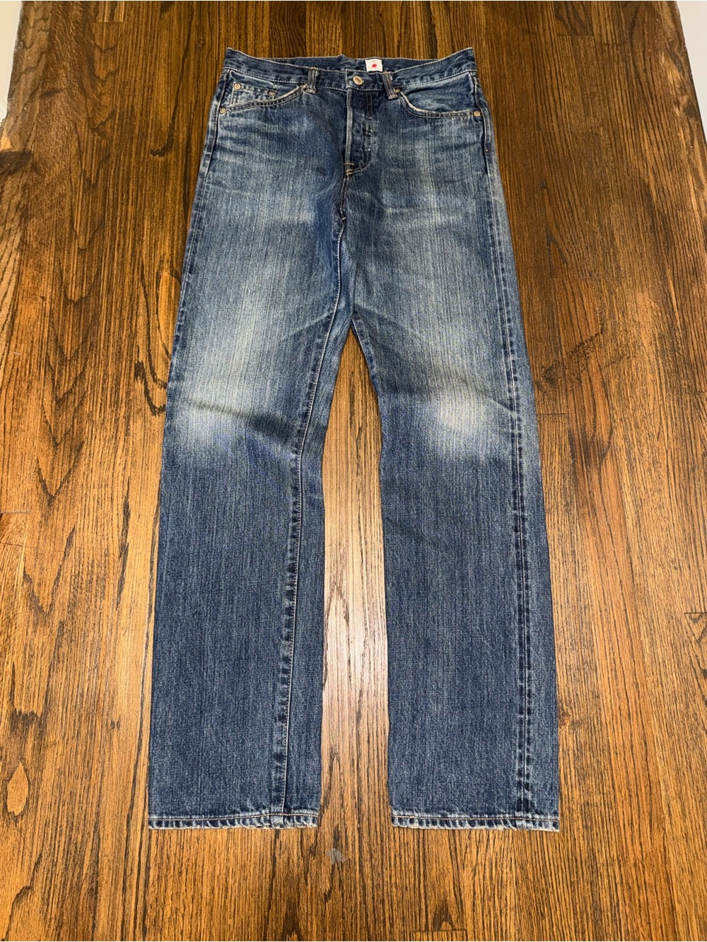 Edwin Men's Light Blue Slim Straight Selvedge Jeans